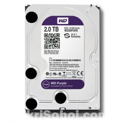 Western Digital 2TB Purple Surveillance HDD